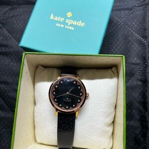 Kate Spade Black and Gold Women's Watch